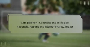 Lars Bohinen : Contributions en équipe nationale, Apparitions internationales, Impact